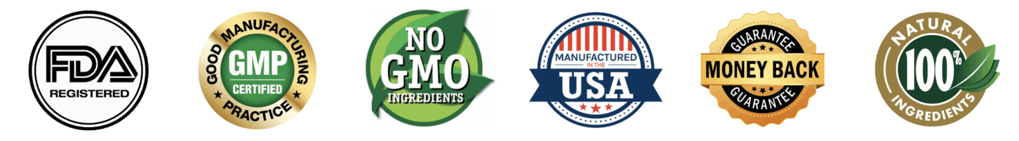 AppaNail trust badges - FDA registered facility, GMP certified, non-GMO, made in USA